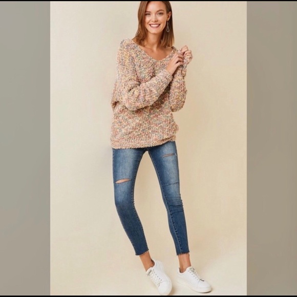 ♨️SALE <LAST> Twist-Back Sweater Hayden LA - Picture 3 of 8